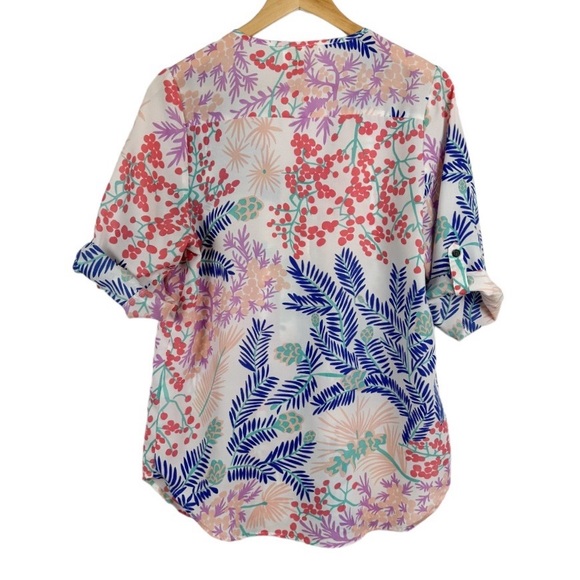 YUMI KIM Lizzie Top Floral Print Colorful Size Medium - Picture 5 of 10